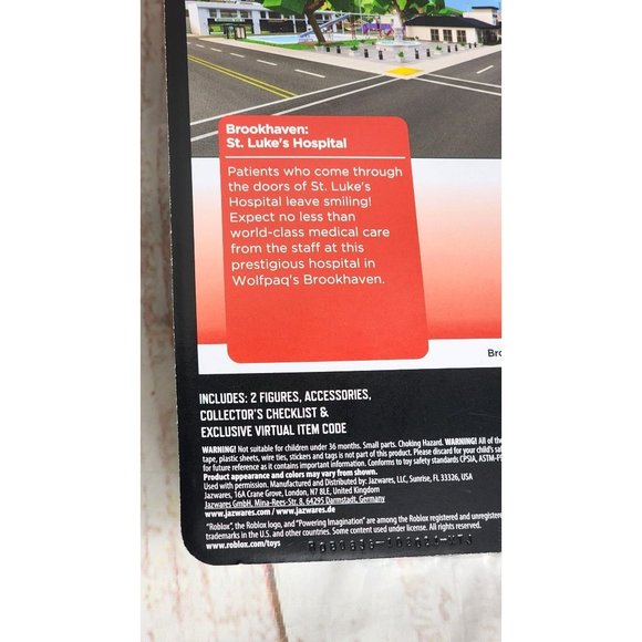 Brookhaven St. Luke's Hospital Roblox Figurines - 6+2 Figures with Checklist - Picture 7 of 13